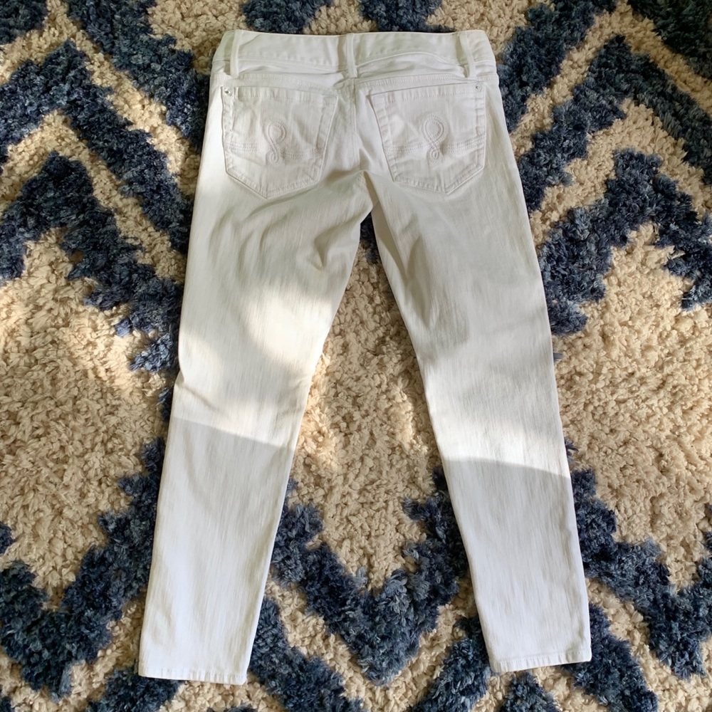 🔥 SOLD 🔥 Lilly Pulitzer White Worth Skinny Mini Jeans - Picture 6 of 8